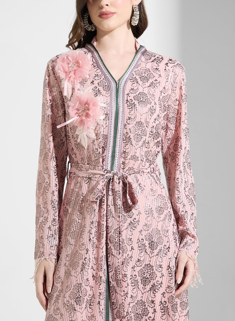 Khizana Floral Print Maxi Dress - Image 3