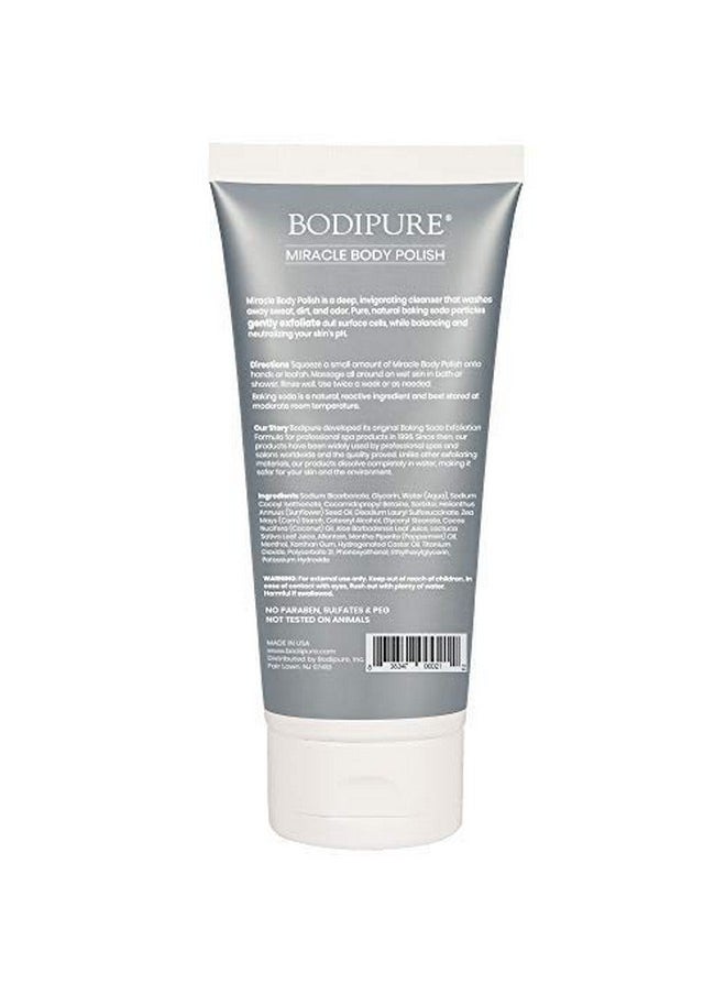 Bodipure BodiPure Miracle Body Polish for Multipurpose - Body Scrub, Exfoliating Body Scrub, Body Wash for Women, Men, Girls, and Boys for all skin type - Natural - Smooth Skin, Balance pH, Clear Pores, 6.5oz  - Image 3