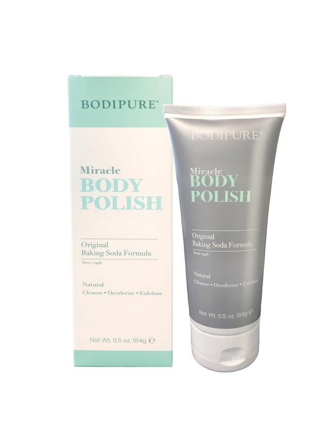 Bodipure BodiPure Miracle Body Polish for Multipurpose - Body Scrub, Exfoliating Body Scrub, Body Wash for Women, Men, Girls, and Boys for all skin type - Natural - Smooth Skin, Balance pH, Clear Pores, 6.5oz  - Image 1