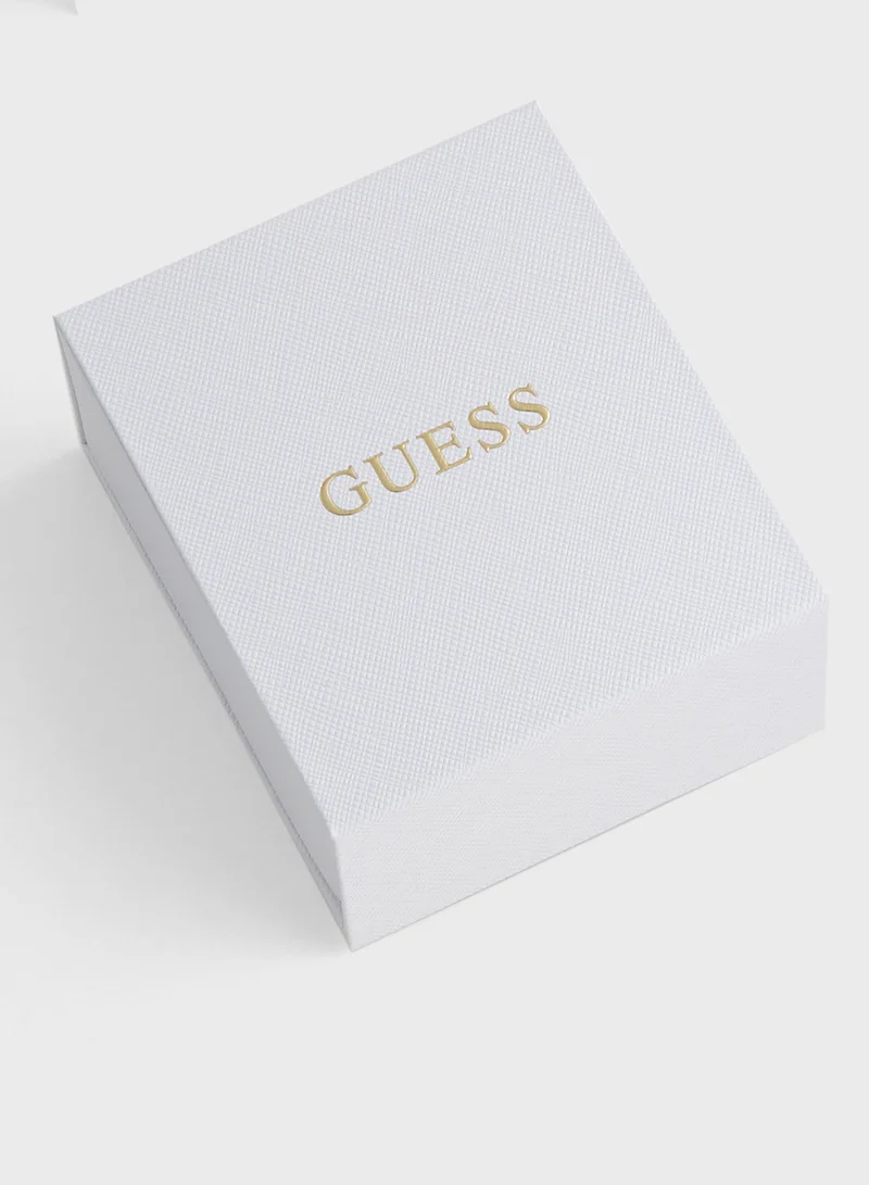 GUESS Hearts Detail Drop Earrings
