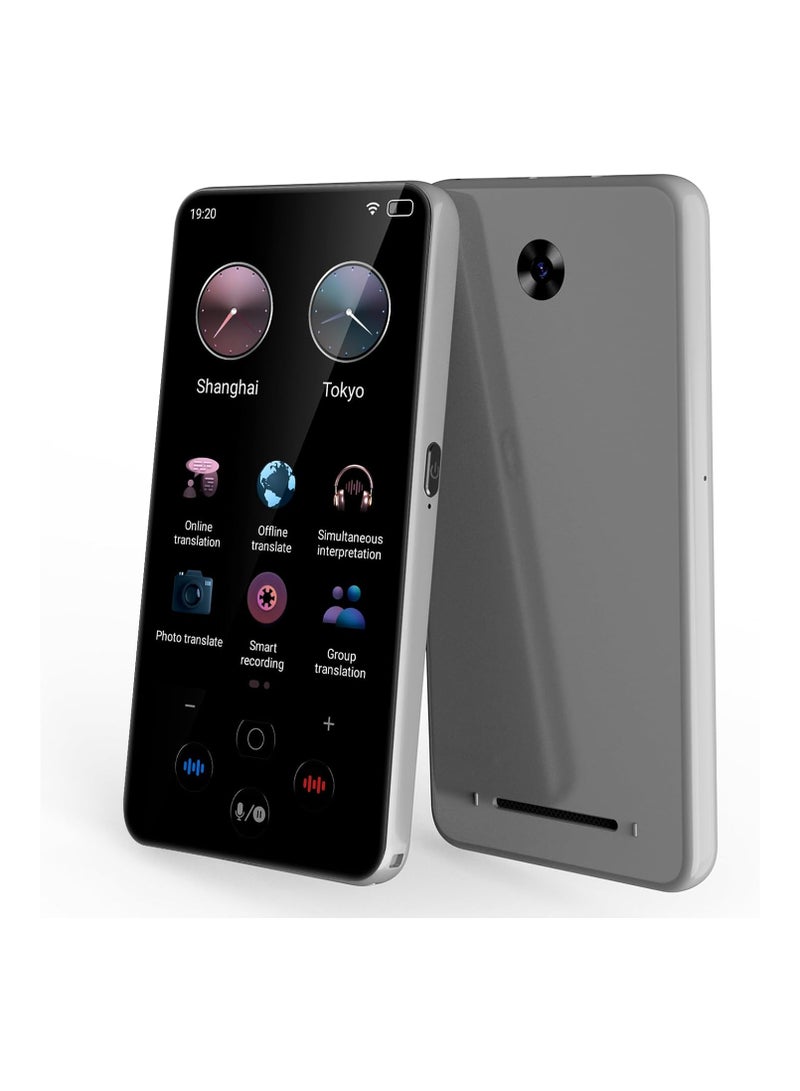 SYOSI جهاز مترجم اللغات، جهاز ترجمة فورية لـ 138 لغة/ChatGTP/غير متصل/تسجيل/مترجم صور، شاشة تعمل باللمس 3.97"، مترجم محمول للسفر التجاري والتعلم - Image 1