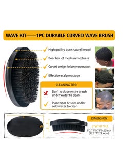 Goiple "Goiple Hair Care Kit for Men's 360 Wave - Pomades for Strong Hold, Easy Wash, Moisture Control, Silky Shine & Training, Curved Brush, Durag Cap Set, Du-rag, "  - Image 2