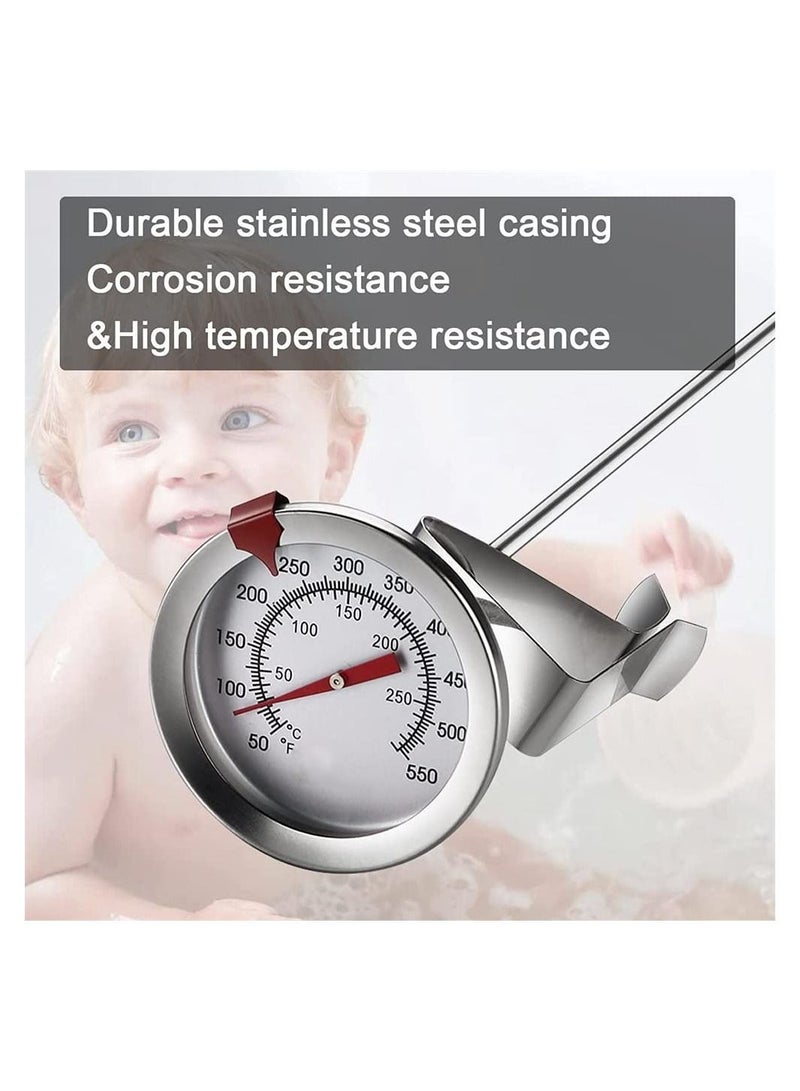 Y&D Deep Fry Thermometer with Instant Read Dial 12 Inch Stainless Steel Stem Best for Turkey BBQ Tall Pots Beef Lamb Meat Food Cooking  - Image 4