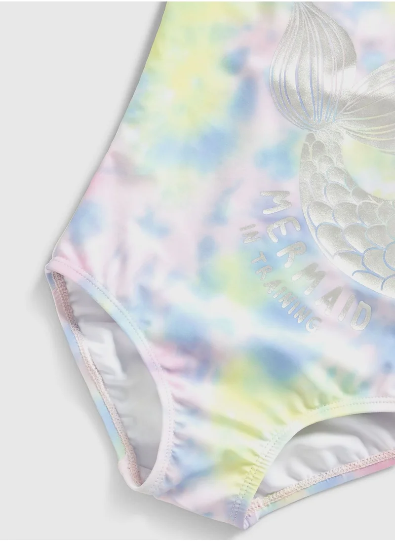مذركير Kids Tie Dye Swimsuit