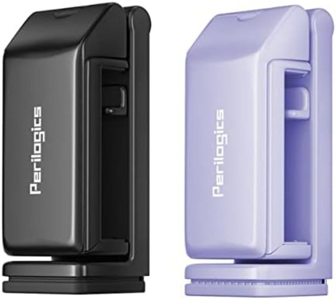 Perilogics Universal in Flight Airplane Phone Holder Mount. Hands Free Viewing with Multi-Directional Dual 360 Degree Rotation. Pocket Size Must Have Airplane Travel Essential Accessory for Flying - Image 1