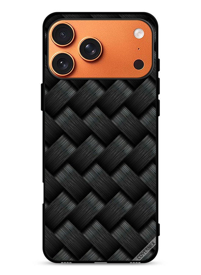 Covernex Apple iPhone 17 Pro Max Protective Case Cover Dark Stripes Pattern - Image 1