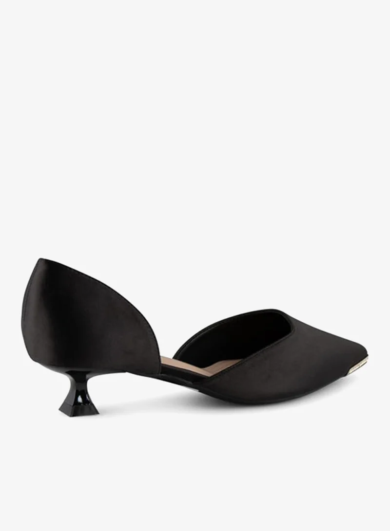 فينتشي مضخات نسائية مدببة إصبع القدم متوسط الكعب