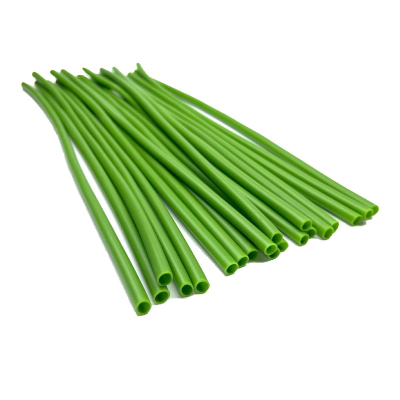 Threemonkys Green tubular flower stems wrap, 11.8 inches (about 30 cm) in length,flower bouquets artificial Accessories, used to thicken artificial flower stems, DIY wedding bouquet (Green 6MM(50PCS)) - Image 1