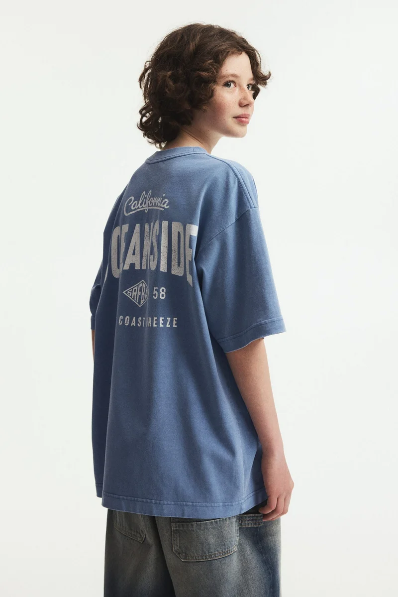 H&M Printed cotton T-shirt