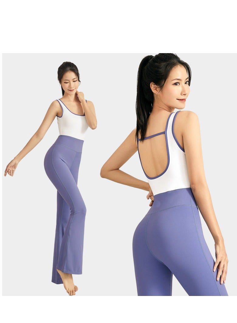 Women's Fitness Fitness Tight, Breathable and Beautiful Back One piece Micro La Yoga Clothing  - Image 1