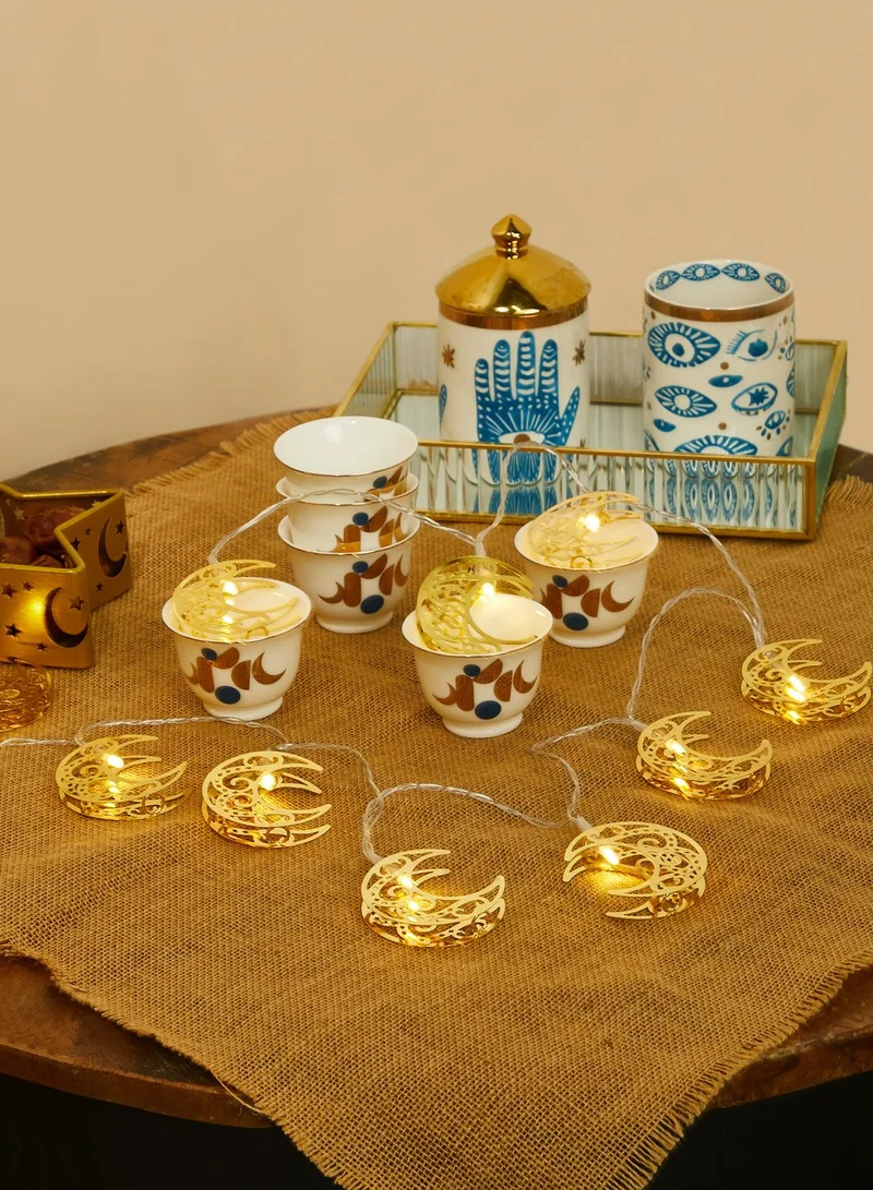 Nimah Moon Shaped String Lights
