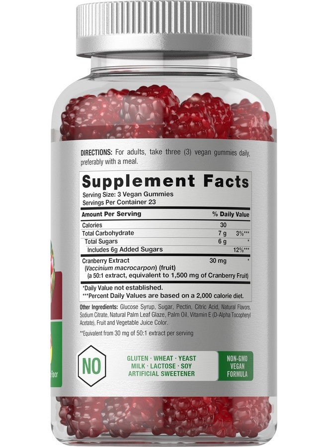Horbäach Cranberry Gummies | 70 Count | Vegan, Non-GMO, and Gluten Free Supplement | High Potency Extract Formula - Image 2