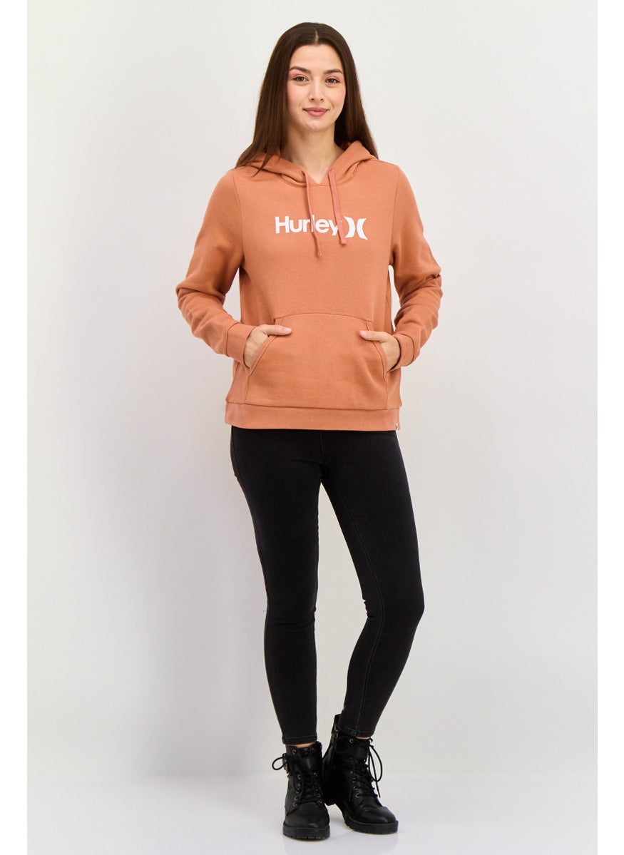 Hurley - Women Sportswear Fit Long Sleeve Outdoor Hoodie, Rust - Image 1