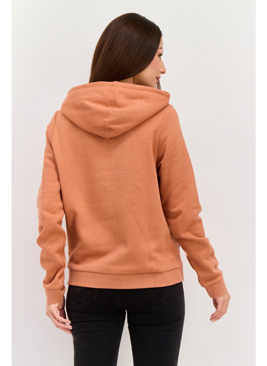 Hurley - Women Sportswear Fit Long Sleeve Outdoor Hoodie, Rust - Image 1