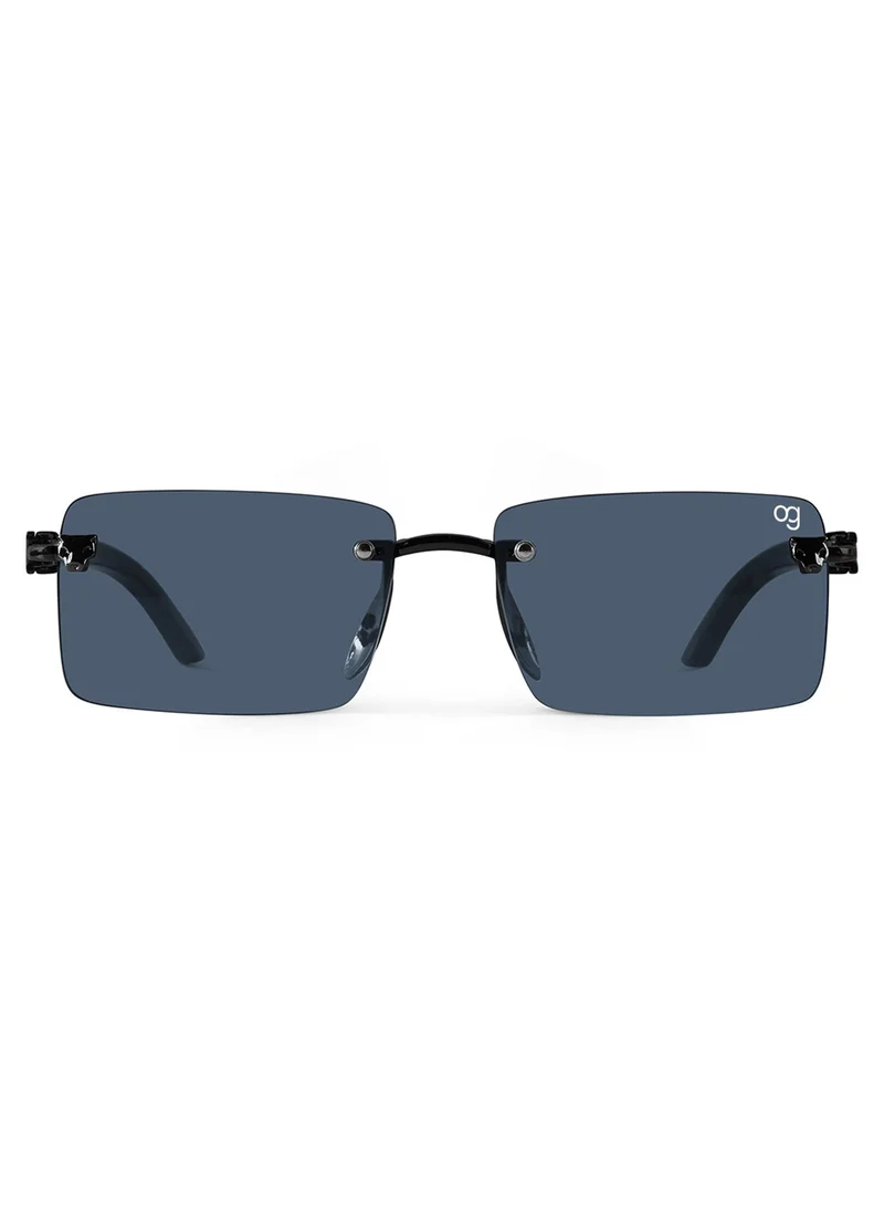 Woggles  Rimless Rectangle Sunglasses |Men & Women|100% UV Protection  | Best Price UAE
