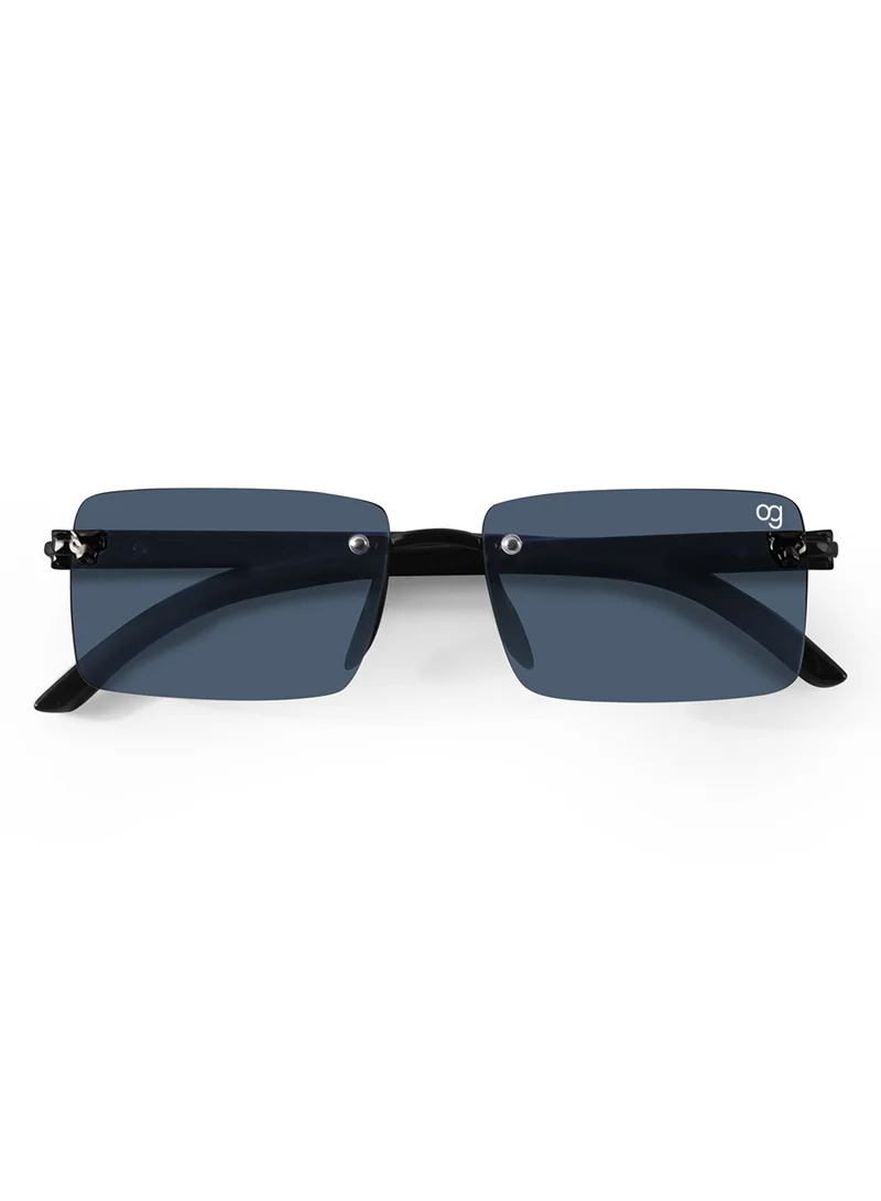 Woggles  Rimless Rectangle Sunglasses |Men & Women|100% UV Protection  | Best Price UAE