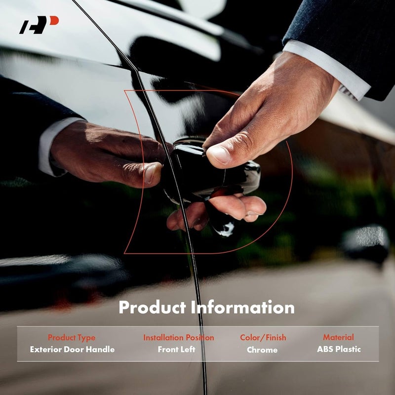 A-Premium Front Left Driver Side Exterior Door Handle for Hyundai Elantra - Image 2
