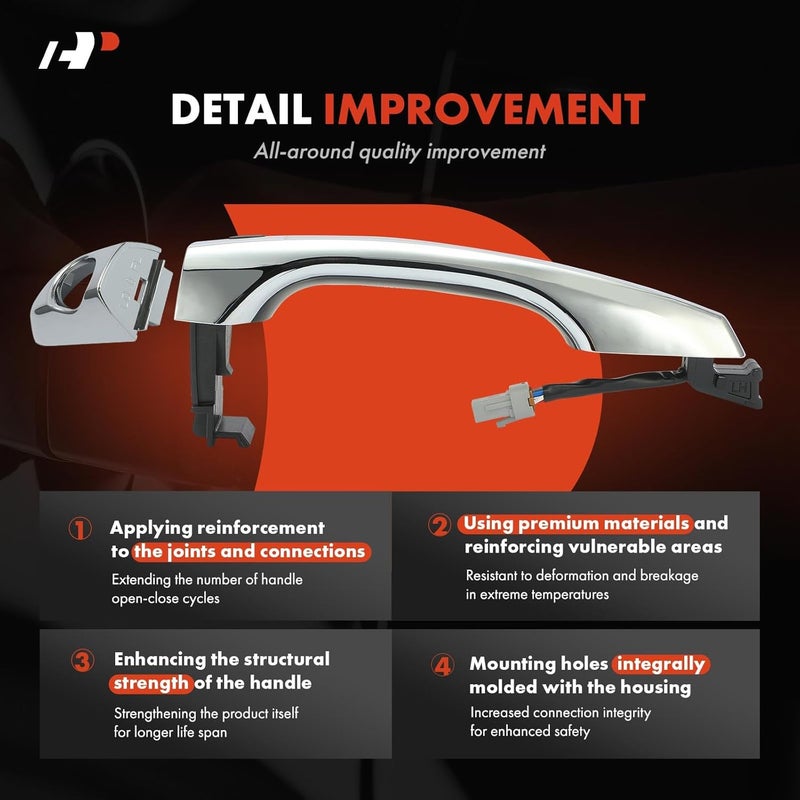 A-Premium Front Left Driver Side Exterior Door Handle for Hyundai Elantra - Image 3