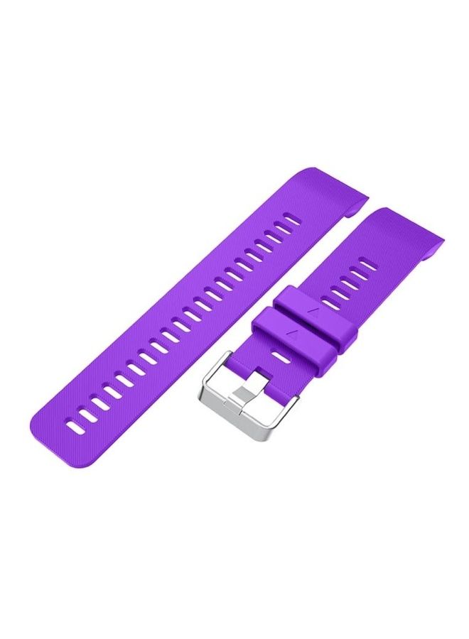 NIBEMINENT Silicone Sport Wrist Strap For Garmin Foreruuner 35 Purple - Image 4