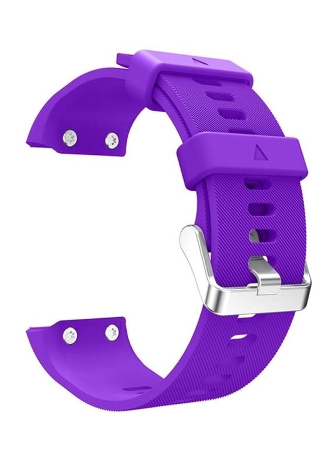 NIBEMINENT Silicone Sport Wrist Strap For Garmin Foreruuner 35 Purple - Image 3