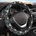 CTVSLFU Steering Wheel Cover Universal Fit Car Interior Accessories for Women Men 15 Inch Breathable Anti Slip Odorless Neoprene Steering Wheel Cover for Car Decor Protector Vintage Colorful Flowers 014 - Image 2