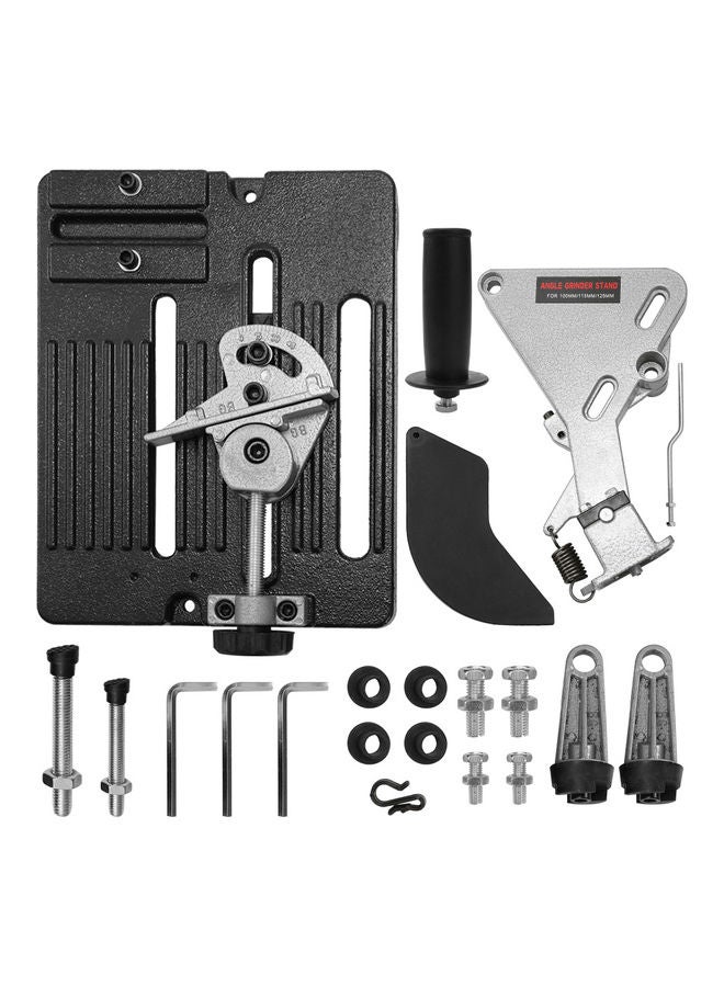 Loquat Angle Grinder Cutting Machine Stand Silver/Black - Image 2