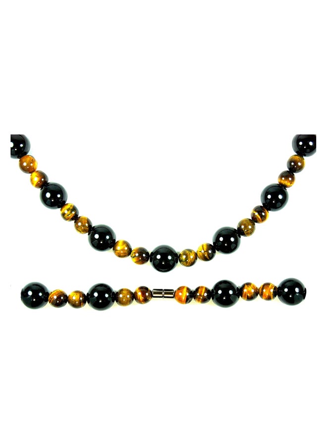 Gemstone Bead Necklace Handcrafted in the USA, Size 19/24/30 Inch - 6/8/10/12/14/16mm, Gemstone, Unknown - Image 1