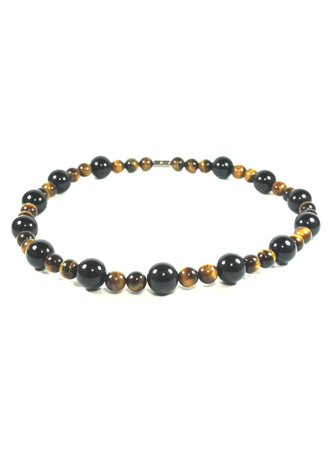 Gemstone Bead Necklace Handcrafted in the USA, Size 19/24/30 Inch - 6/8/10/12/14/16mm, Gemstone, Unknown - Image 2