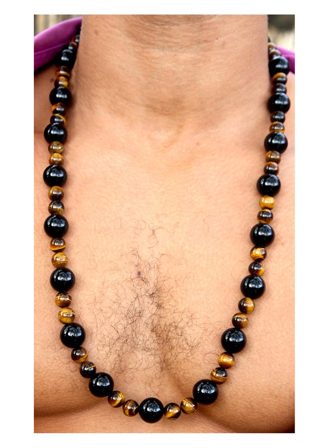 Gemstone Bead Necklace Handcrafted in the USA, Size 19/24/30 Inch - 6/8/10/12/14/16mm, Gemstone, Unknown - Image 3