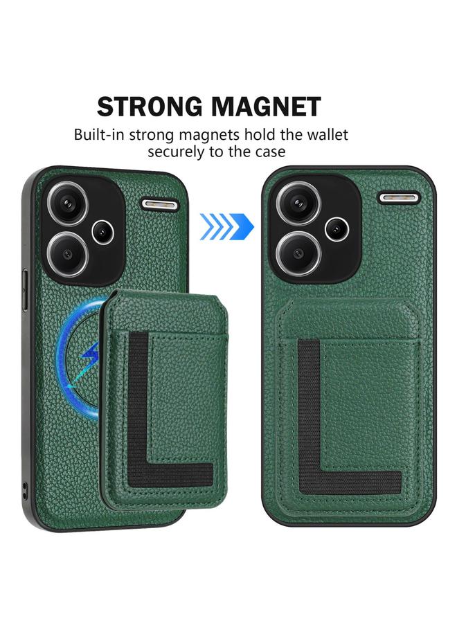 S-TOP Case For Redmi Note 13 Pro+ CX01 Detachable Magsafe Magnetic Card Bag Phone Case - Image 2