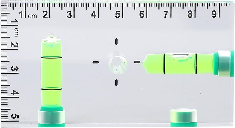 Generic Portable Mini Acrylic Level Ruler with 3 Magnets Versatile Tool for Metal Installation 3.7x2x0.5in for Contractors - Image 1