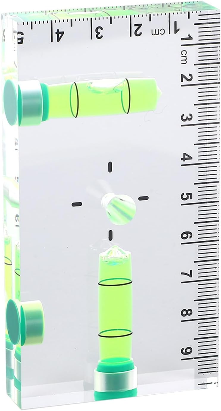 Generic Portable Mini Acrylic Level Ruler with 3 Magnets Versatile Tool for Metal Installation 3.7x2x0.5in for Contractors - Image 5