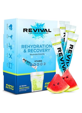 Revival Rapid Rehydration Electrolytes Powder Watermelon 12 Sachet - pzsku/ZD1F86CE95DA876CDD82EZ/45/_/1697445001/256f48bf-4531-419c-93a2-5051db2c3378
