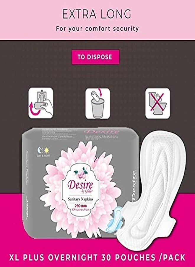 جلايدر فوط صحية نسائية من جلايدر فائقة الرقة، ذات قدرة امتصاص عالية، وغير معطرة، مزودة بأجنحة، 30 فوطة (عبوة واحدة (30 فوطة)) - Image 5