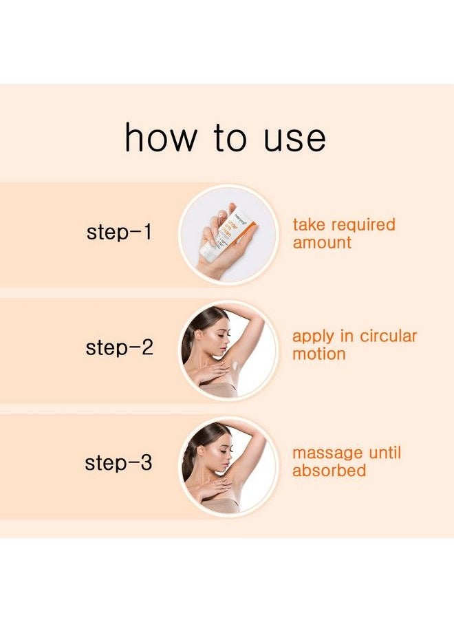 Bare Body Essentials - Bare Body Plus Underarm Cream Dermatologically Approved With Niacinamide And Lactic Acid Lighten Dark And Patchy Underarms 50Gm - Image 1