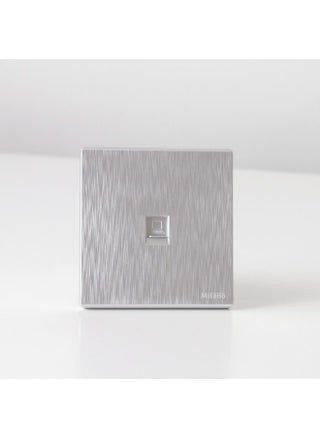 Milano Single Data Outlet Network Socket Insert Keystone Jack Faceplate For Home Appliances Computers Telephones Cat6 Aura Slvr - pzsku/ZD1F8BF6B7D40AC105FE7Z/45/_/1723747726/d3881dcc-cc30-4396-8cee-cc949efde2f4