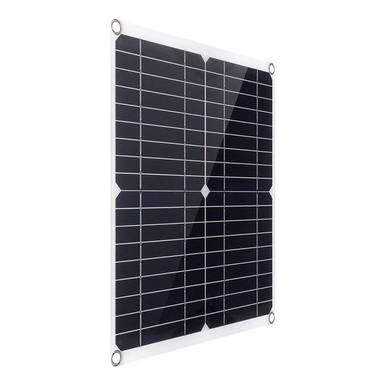 Flexible Solar Panels Kit 20W with 300W Controller 12V Power Supply USB Charging Interface Solar Board Waterproof Solar Cells for Phone RV Car - Image 2