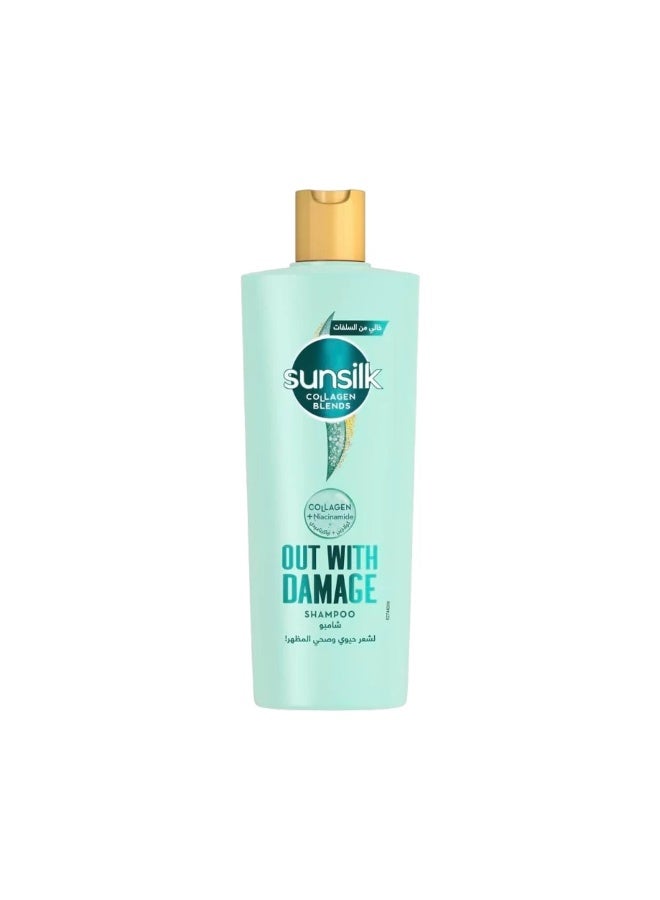 Sunsilk Collagen Blends Oout With Damage Shampoo With Niacinamide- 350ml