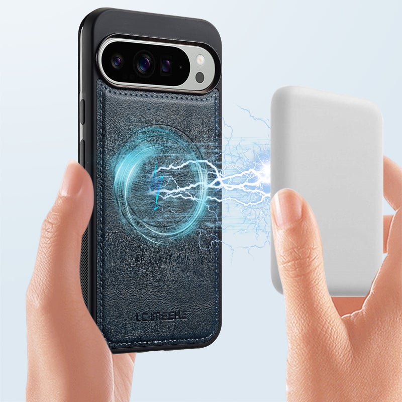 HuHa Protective Cover For Google Pixel 9 / 9 Pro LC.IMEEKE Magsafe Phone Case(Blue) - Image 4
