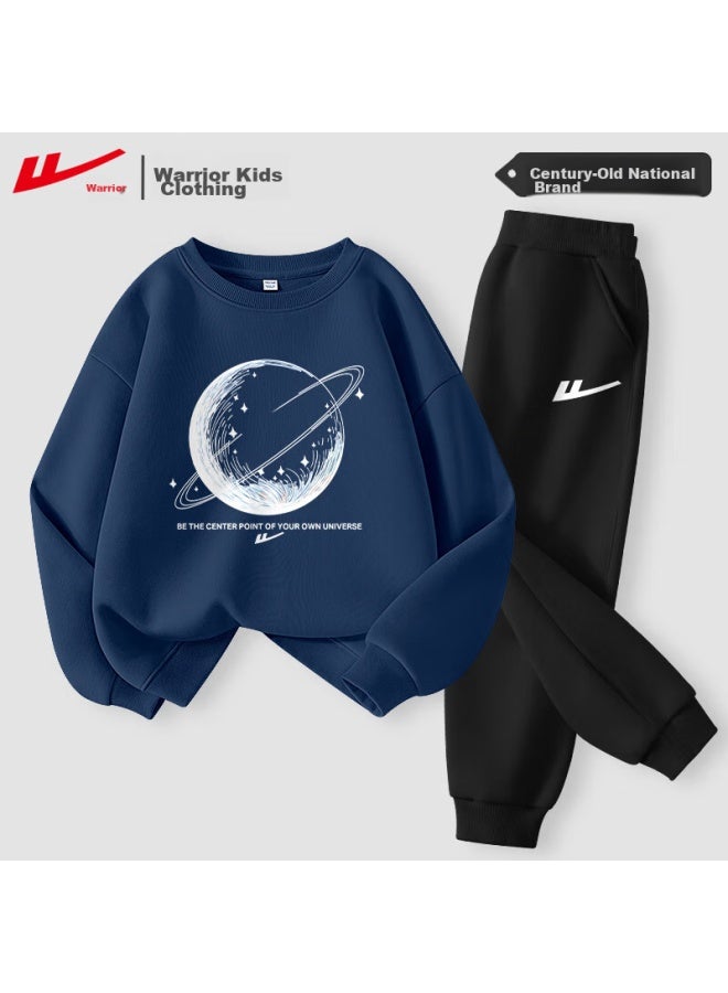 Children's Clothing, Boys' Outfit, Older Boys' Autumn Sweatshirt, Kids' Spring And Autumn Sportswear, Boys' Casual Top, Autumn Wear - Image 5