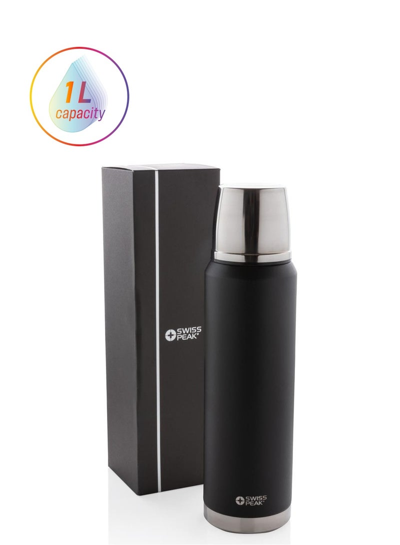 SWISS PEAK Premium Stainless Steel Flask - Image 1