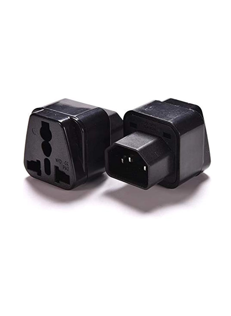 Cool Baby C14 To Universal Female Socket Power Adapter Ac Plug  - Image 1