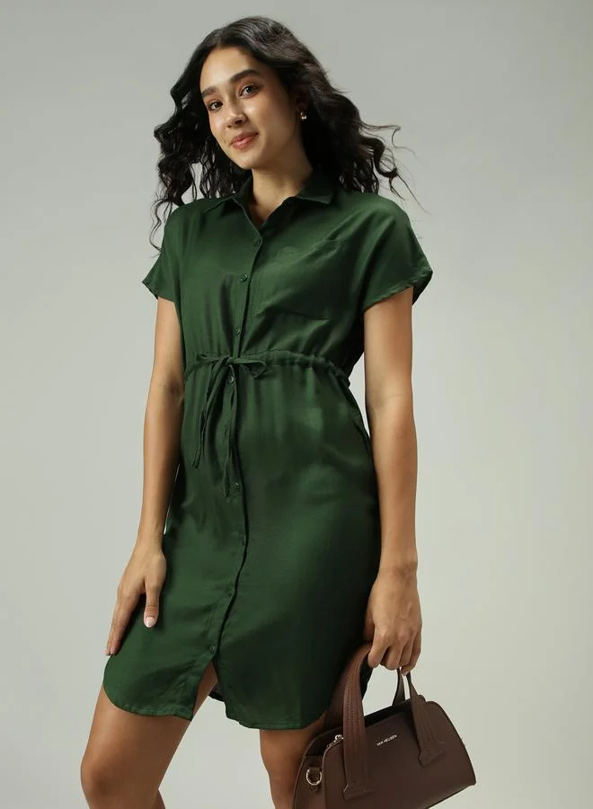 أوجيدر فستان بنمط بلوزة بخصر مطاطي