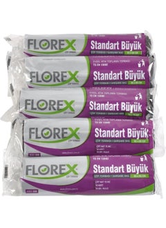 Florex Standard Large Trash Bag 5 Rolls 