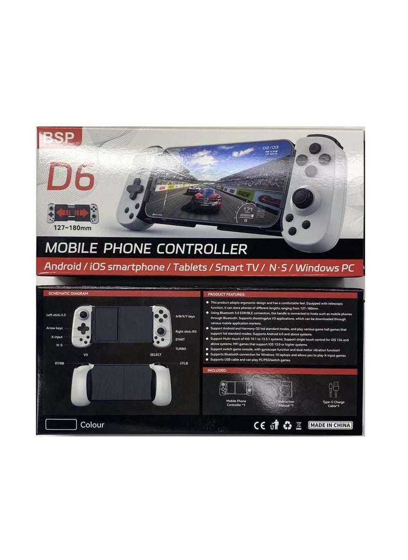 JOROBO D6 Six Axis Mobile Phone Wireless Bluetooth Controller Gamepad  - Image 3