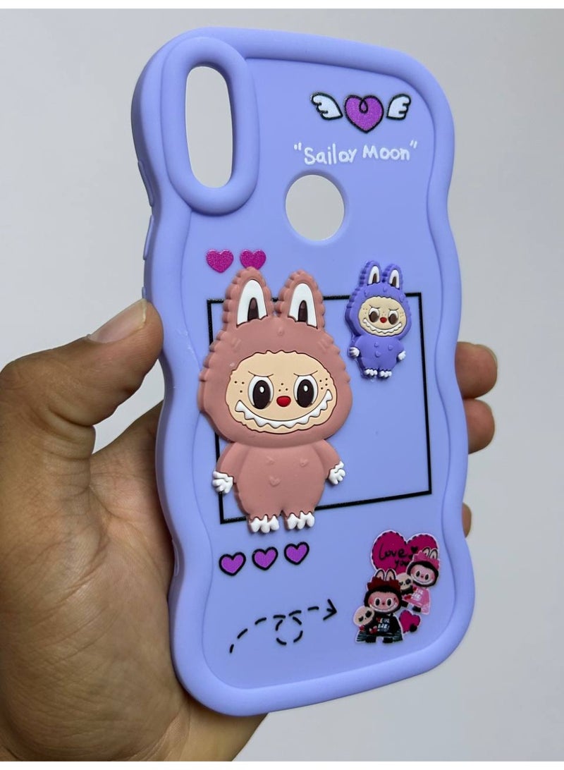 New Cartoon Design Back Cover Compatible with Phone Huawei Y7 2019 - Image 1