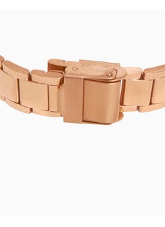 Chumbak TEAL BY CHUMBAK Women's Analog Rose Gold Metal Watch | Stainless Steel Link Strap (Carnival Cat)  - Image 5