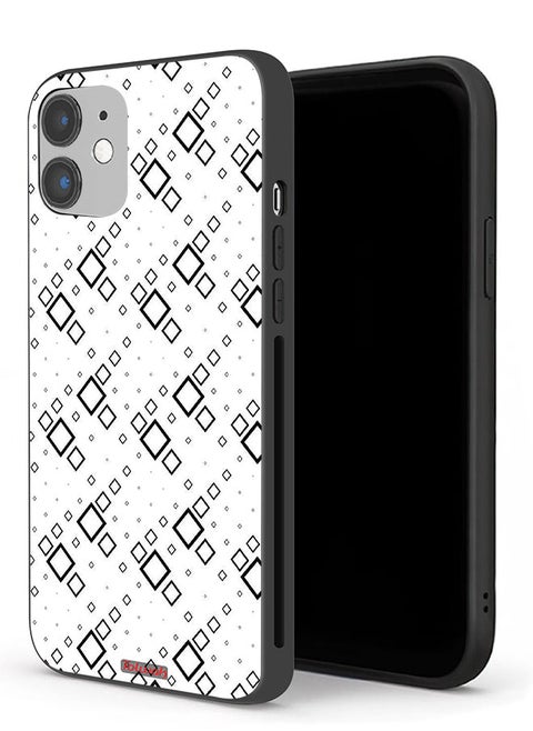 Apple iPhone 12 mini Protective Case Square Abstract Digital Art