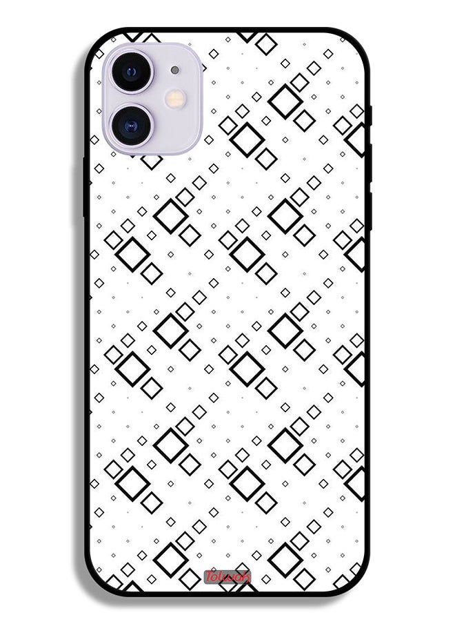 Tolwak Apple iPhone 12 mini Protective Case Square Abstract Digital Art  - Image 2