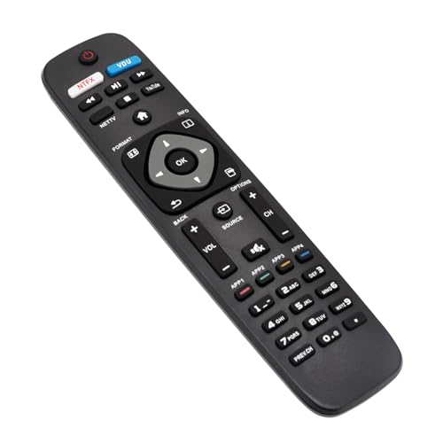 WINFLIKE Smart TV Remote Control Replace NH500UP Fit for Philips Smart LED LCD HDTV TV with Vudu YouTube APP Keys 32PFL4902/F7 40PFL4901/F7 55PFL6902/F7 50PFL5601/F7 65PFL5602/F7 43PFL4901/F7 - Image 5
